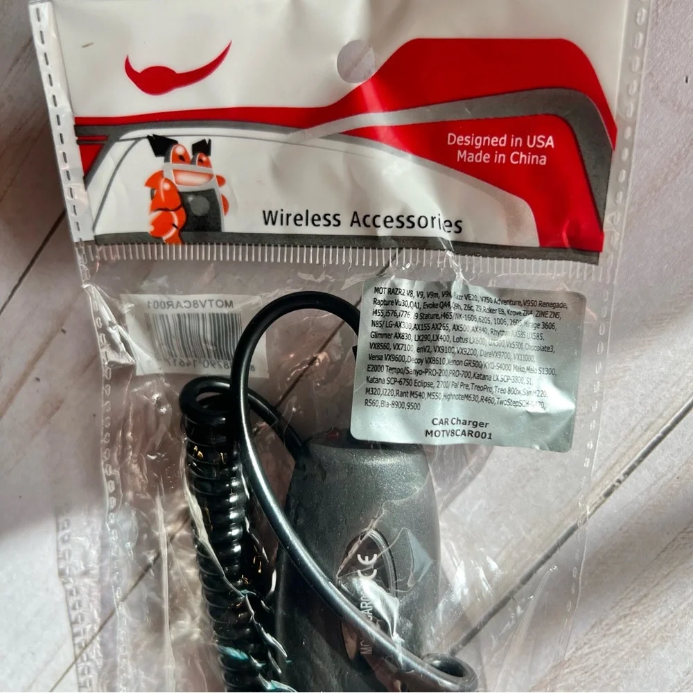 3/$15 Retro Car Phone Charger Micro-USB NEW